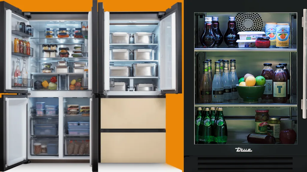 Mini Fridge with a Freezer
