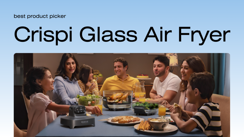 Crispi Portable Glass Air Fryer
